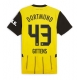 Borussia Dortmund Jamie Bynoe-Gittens #43 Replike Domaci Dres 2024-25 Kratak Rukav